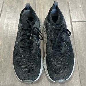 Black Nike Epic React Sneakers